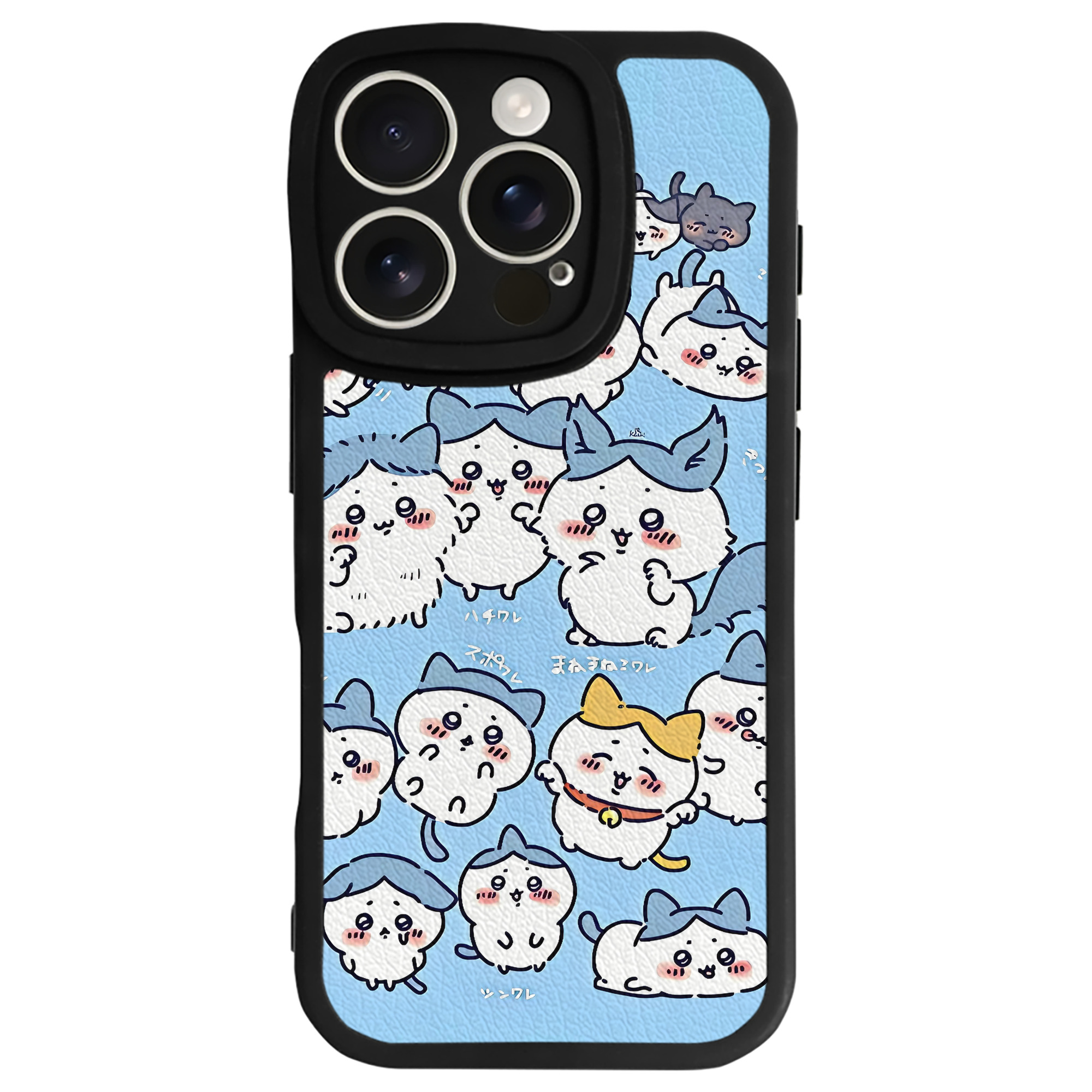 （画像用） ちいかわ Chii-kawa 【iPhone 16シリーズ対応】シリコンスマホケース（レザー調） 材質：シリコン